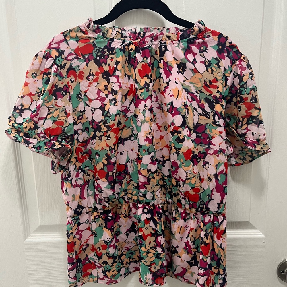 J Crew floral top